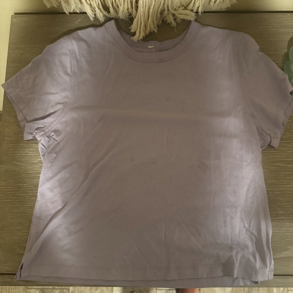 lululemon athletica Purple Short Sleeve Tee